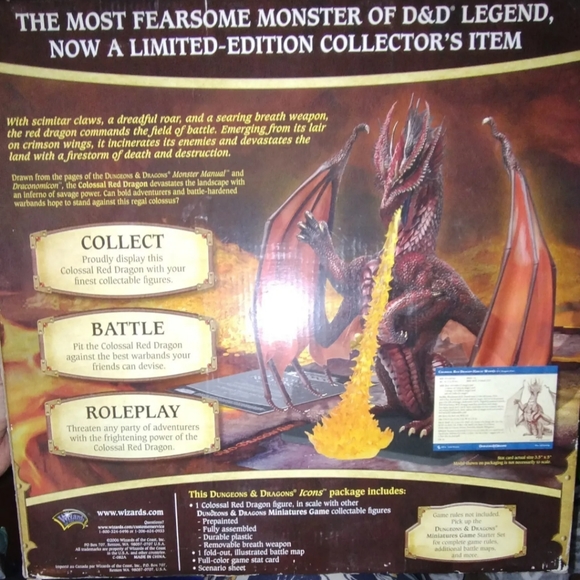 Colossal RedDragon Figure Wizards of the coast DnD. Exclusive onetime production - Picture 3 of 5